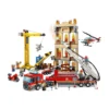 11-Set-City-Real-Life-Hero-Downtown-Fire-Brigade-943-PCS-building-block-toys-1