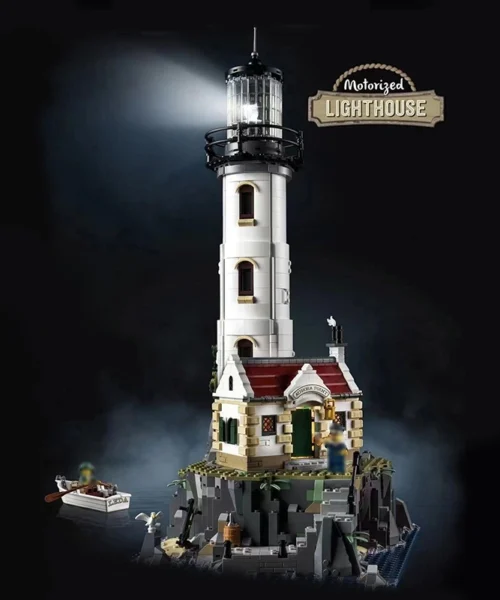 11-Set-Ideas-Building-Motorised-Lighthouse-2056PCS-building-block-toys-3