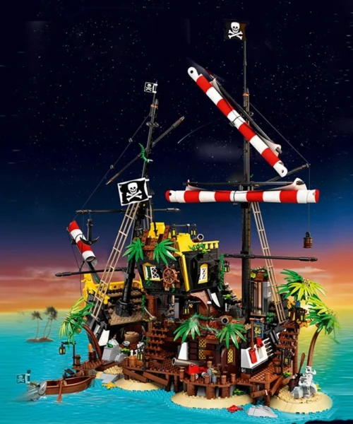 11-Set-Ideas-Vehicl-Pirates-of-Barracuda-Bay-2545-PCS-building-block-toys-1