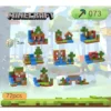 Magnetic-block-Minecraft-Movie-Gaming-The-red-brick-wall-72PCS-building-block-toys-2