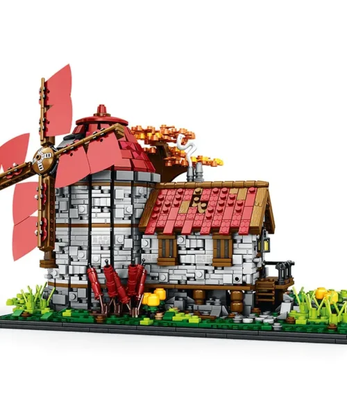 Reobrix-Creator-Building-European-Century-Windmills-Town-2296-PCS-block-toys-3