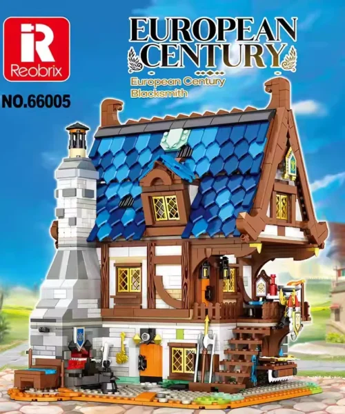 Reobrix-Creator-Building-Medieval-Blacksmith-2366PCS-block-toys-1