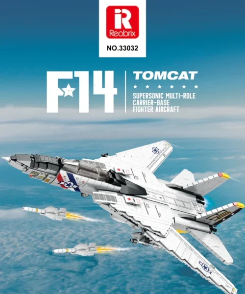 Reobrix Military Vehicl F-14 Fighter Tomcat 1600PCS Building Block Toys 1