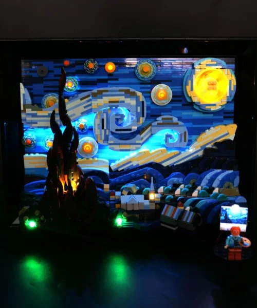 LED Lighting Kit for Vincent van Gogh - The Starry Night12